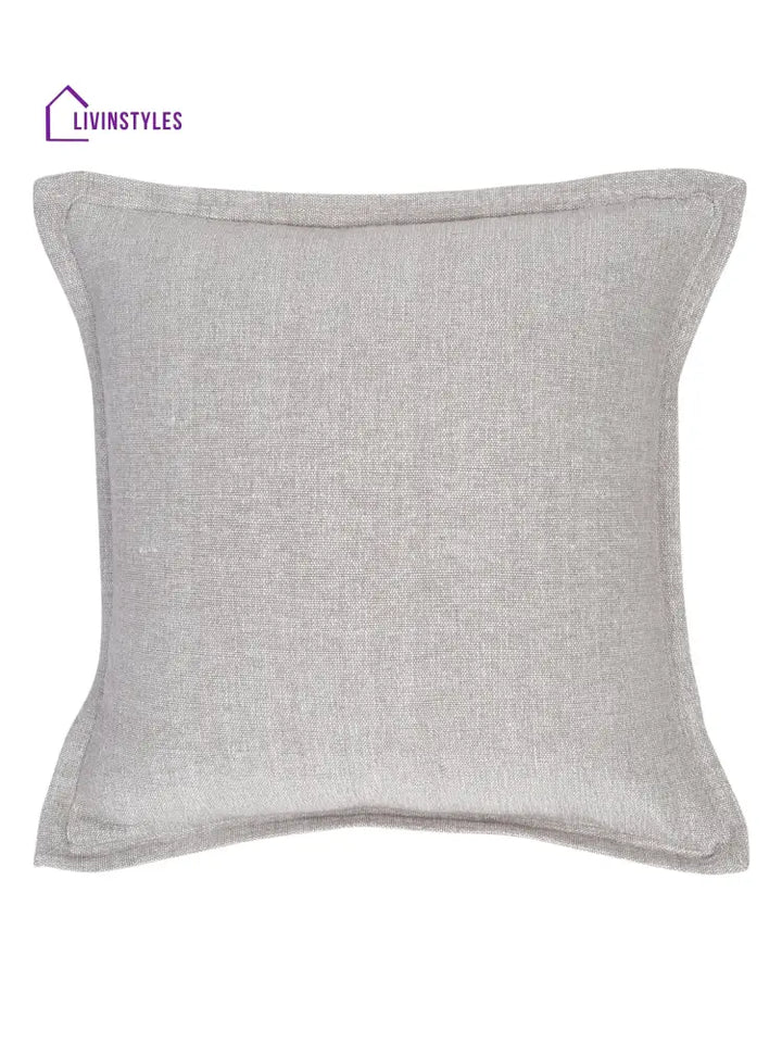 Eyda 100% Cotton Woven Sofa Cushion Covers Set Of 2 18X18 Inch