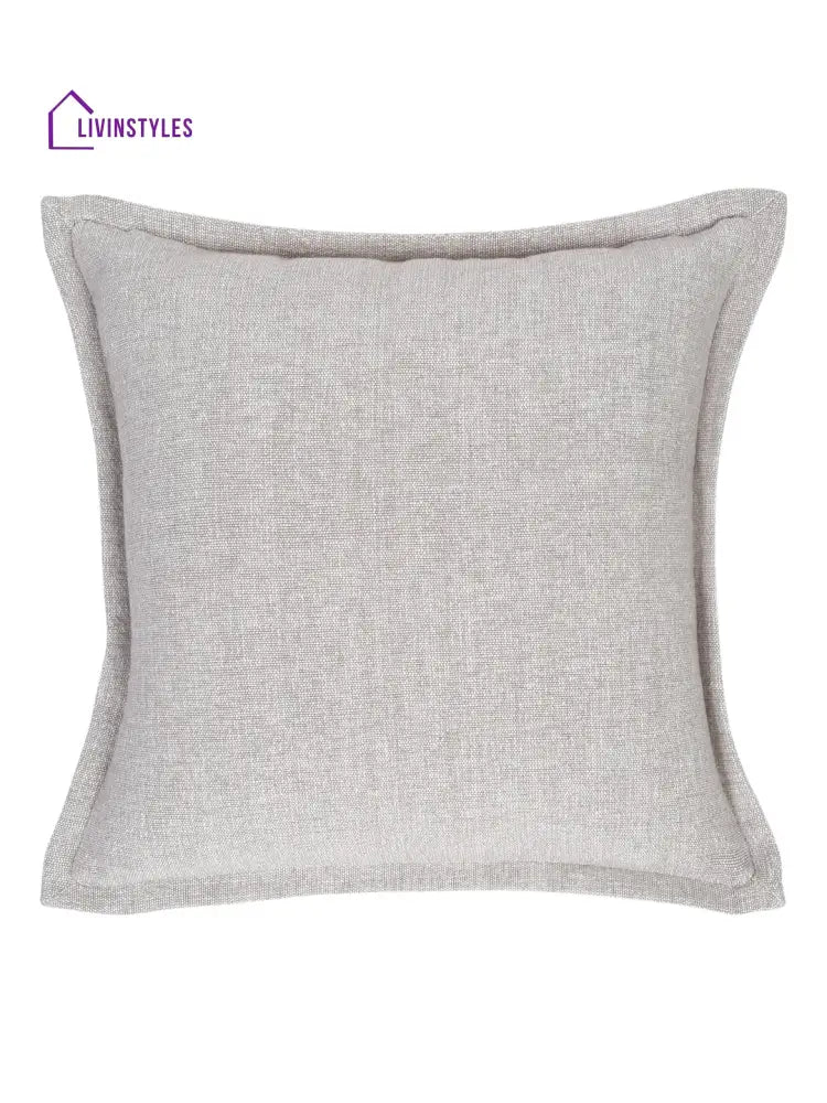 Eyda 100% Cotton Woven Sofa Cushion Covers Set Of 2 18X18 Inch