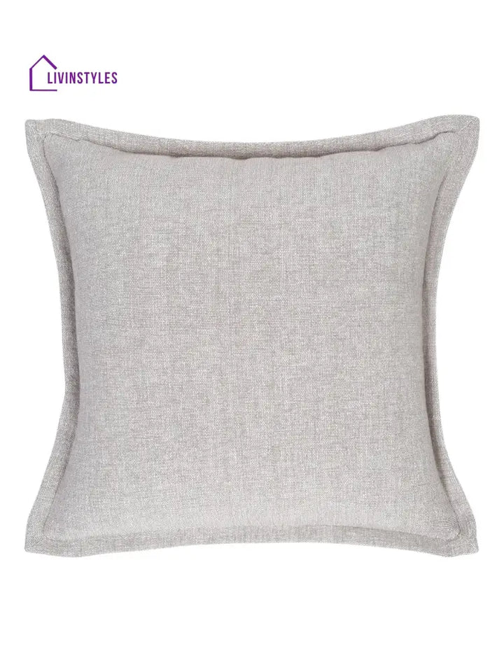 Eyda 100% Cotton Woven Sofa Cushion Covers Set Of 2 18X18 Inch