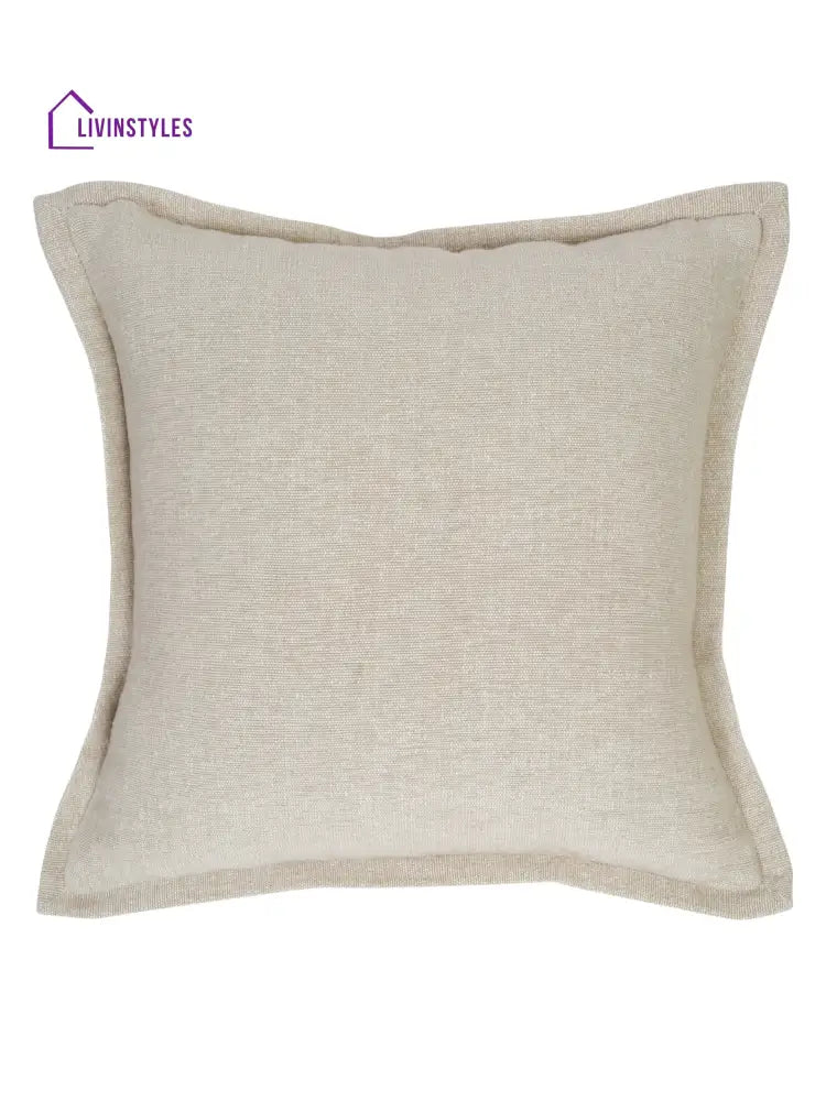 Eyda 100% Cotton Woven Sofa Cushion Covers Set Of 2 18X18 Inch