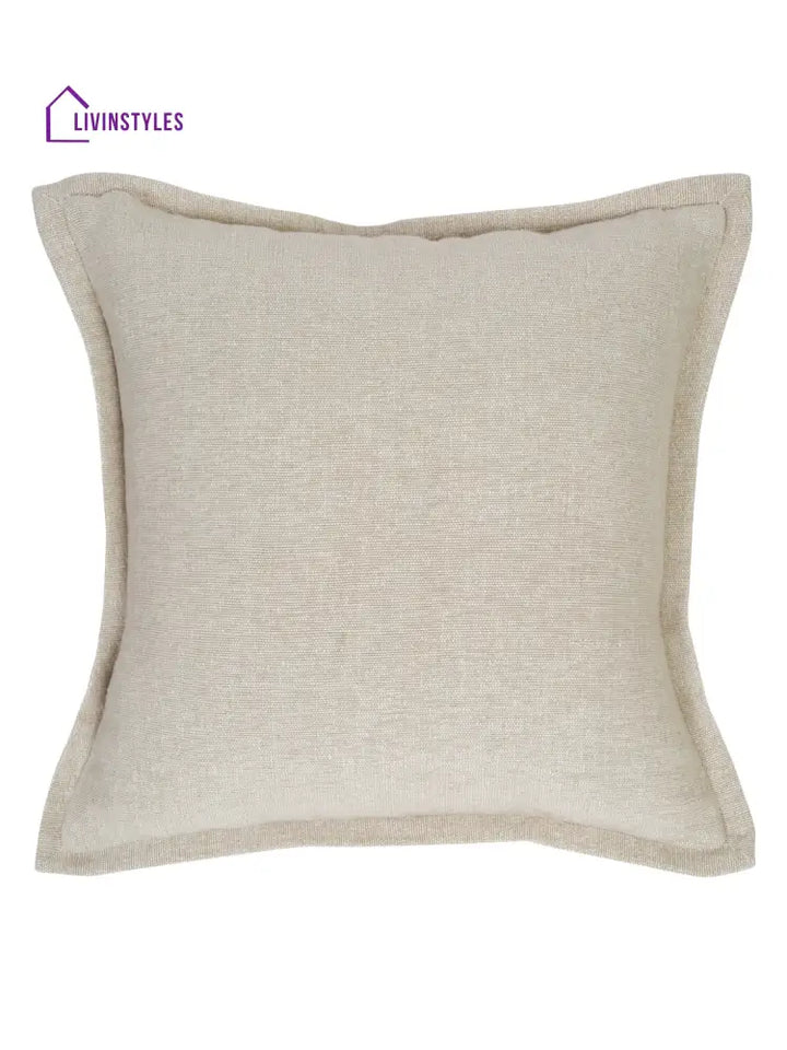 Eyda 100% Cotton Woven Sofa Cushion Covers Set Of 2 18X18 Inch