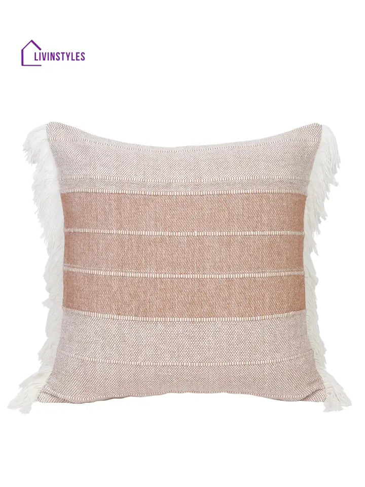 Eyda 100% Cotton Woven Sofa Cushion Covers Set Of 2 18X18 Inch