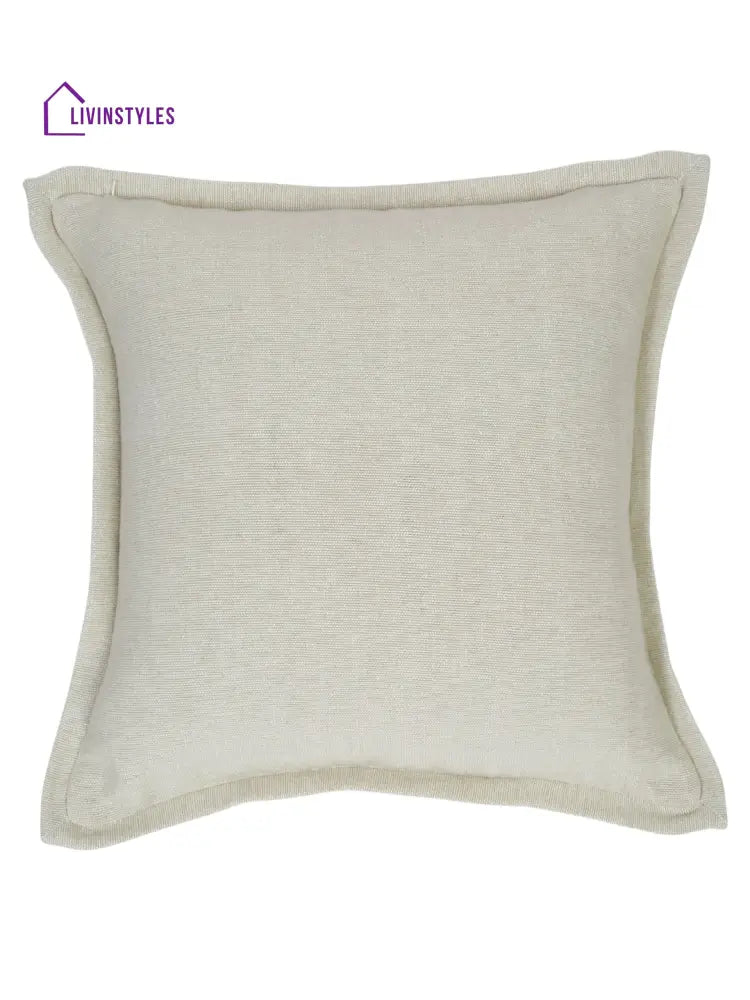Eyda 100% Cotton Woven Sofa Cushion Covers Set Of 2 18X18 Inch