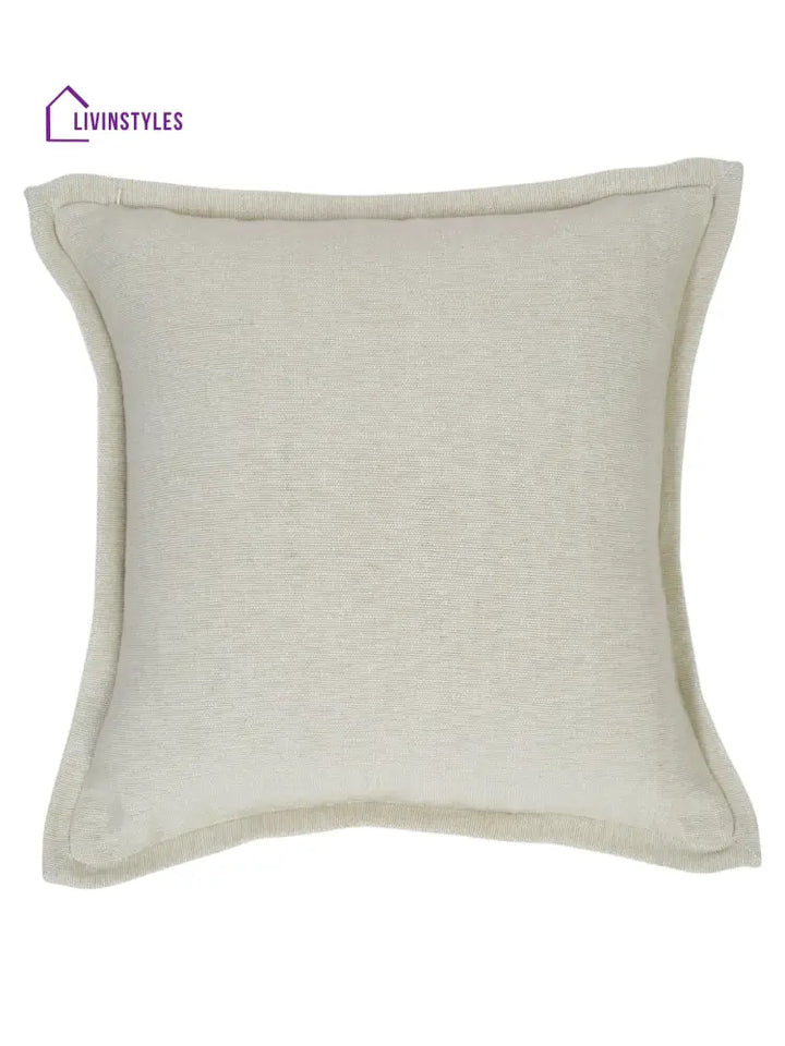 Eyda 100% Cotton Woven Sofa Cushion Covers Set Of 2 18X18 Inch