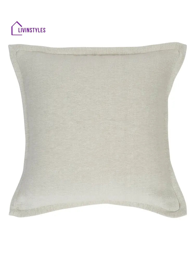 Eyda 100% Cotton Woven Sofa Cushion Covers Set Of 2 18X18 Inch