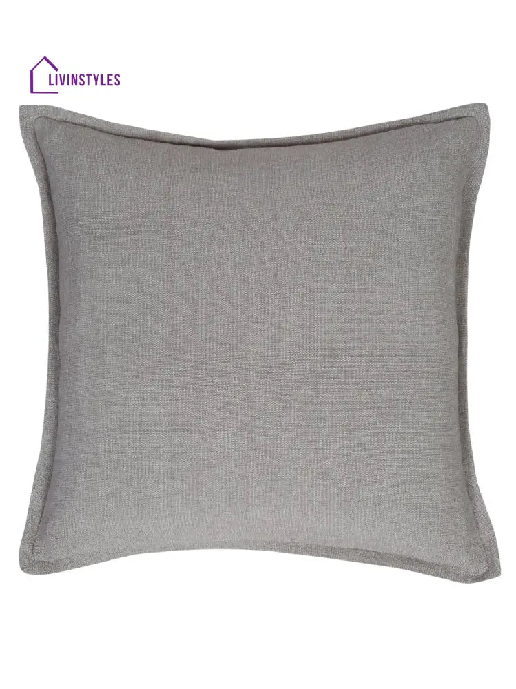 Eyda 100% Cotton Woven Sofa Cushion Covers Set Of 2- 24X24 Inch