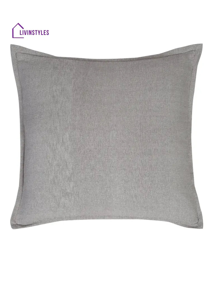 Eyda 100% Cotton Woven Sofa Cushion Covers Set Of 2- 24X24 Inch