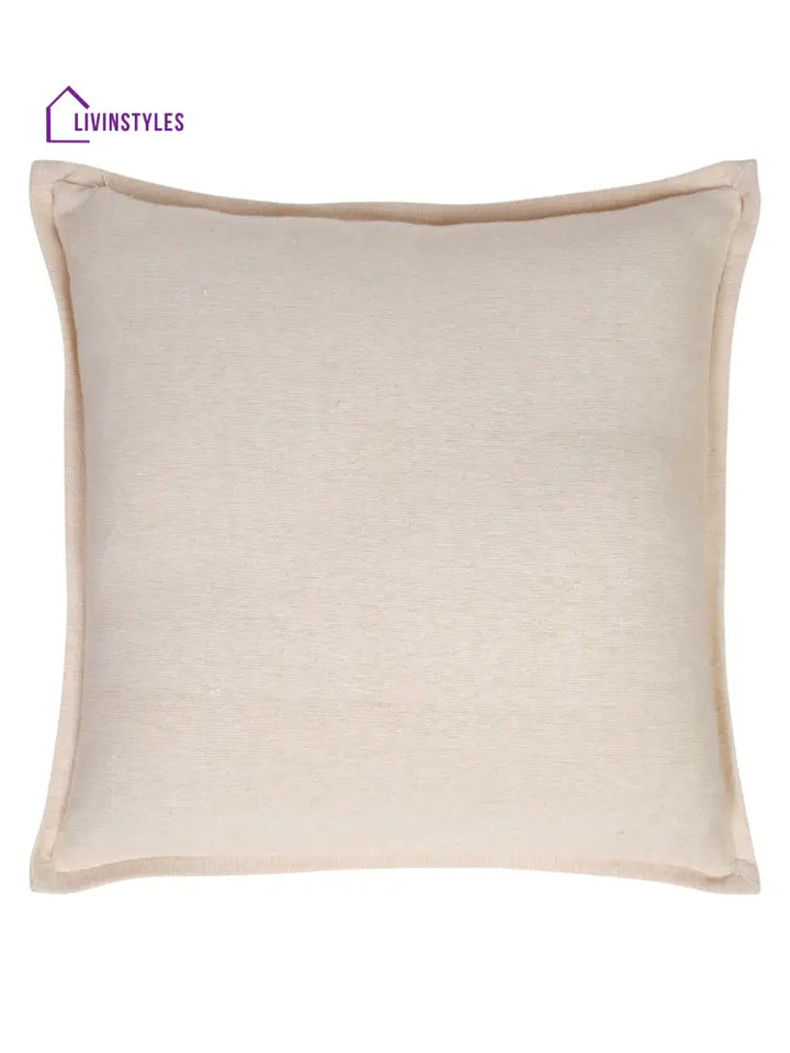 Eyda 100% Cotton Woven Sofa Cushion Covers Set Of 2- 24X24 Inch