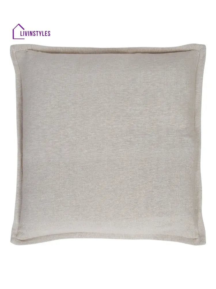 Eyda 100% Cotton Woven Sofa Cushion Covers Set Of 2- 24X24 Inch