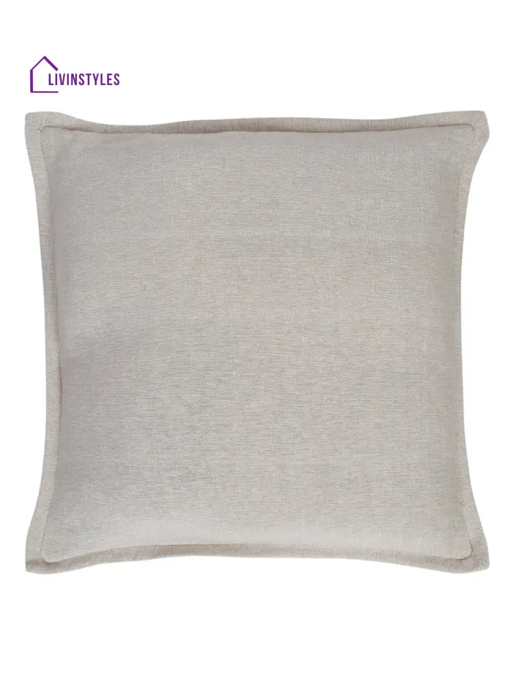 Eyda 100% Cotton Woven Sofa Cushion Covers Set Of 2- 24X24 Inch
