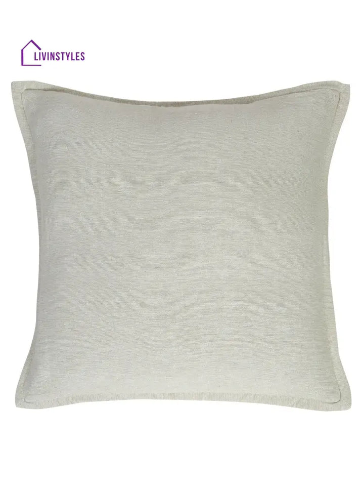 Eyda 100% Cotton Woven Sofa Cushion Covers Set Of 2- 24X24 Inch
