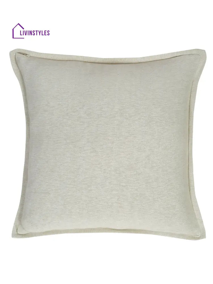 Eyda 100% Cotton Woven Sofa Cushion Covers Set Of 2- 24X24 Inch