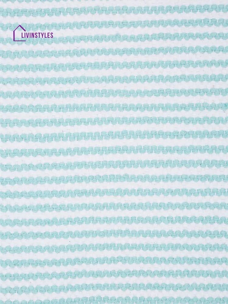 Eyda Aqua Color Cotton Table Runner