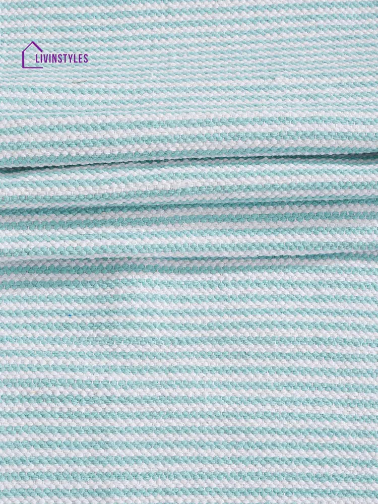 Eyda Aqua Color Cotton Table Runner