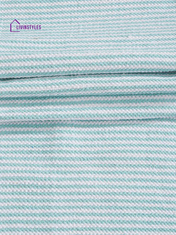 Eyda Aqua Color Cotton Table Runner