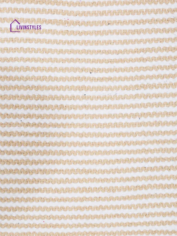 Eyda Beige Color Cotton Table Runner