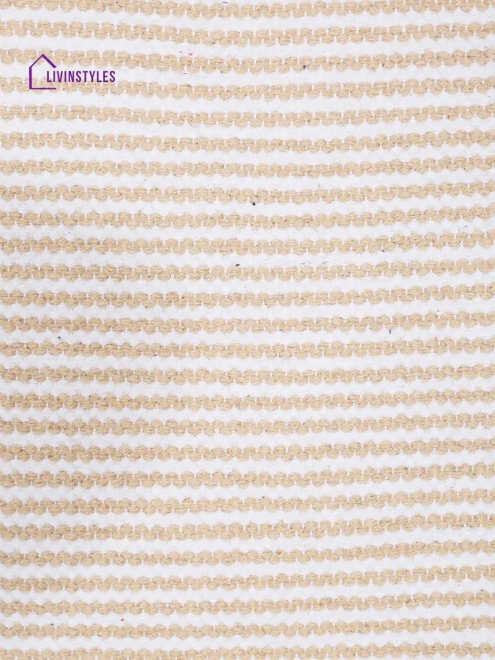 Eyda Beige Color Cotton Table Runner