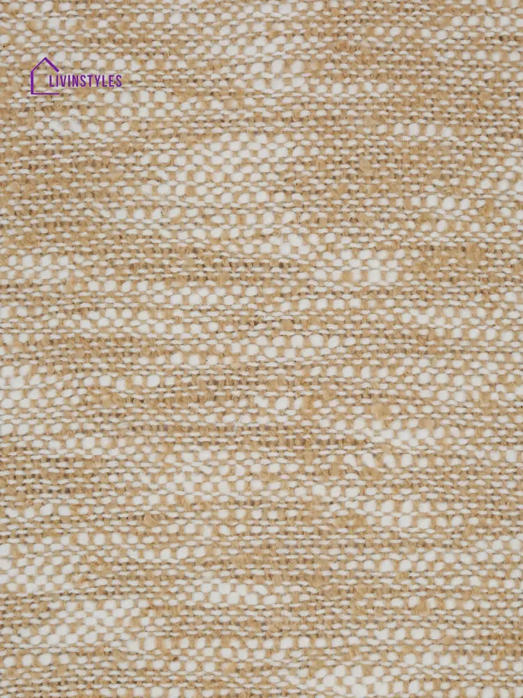 Eyda Beige Cotton Solid Cushion Cover Set Of 2