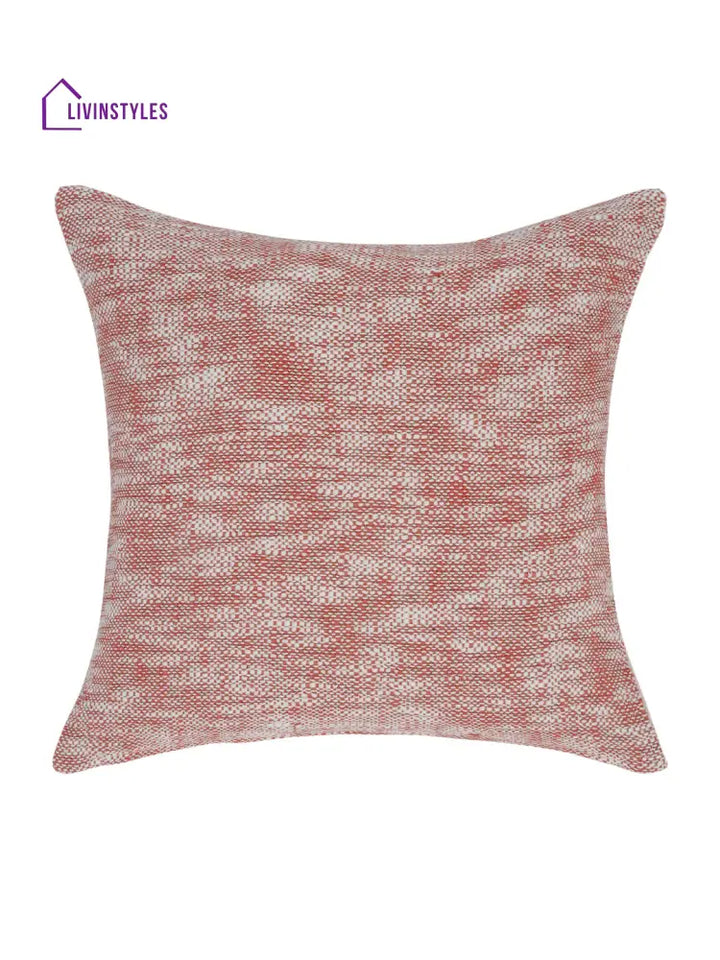 Eyda Blush Pink Cotton Solid Cushion Cover Set Of 2