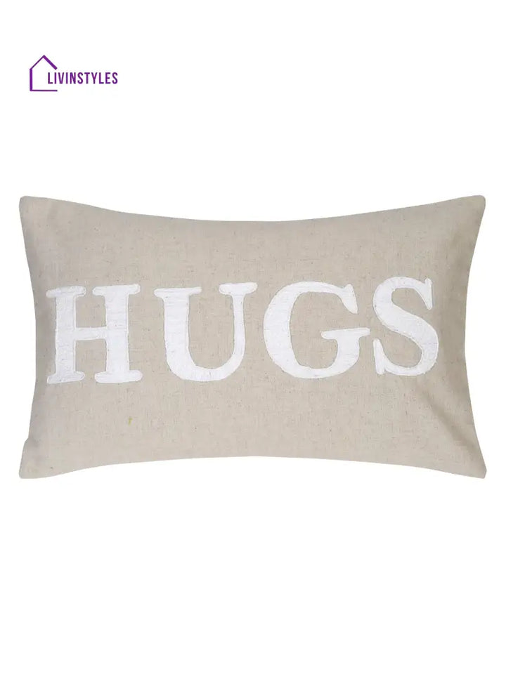 Eyda Cotton Embroidered Cushion Cover Set Of 2