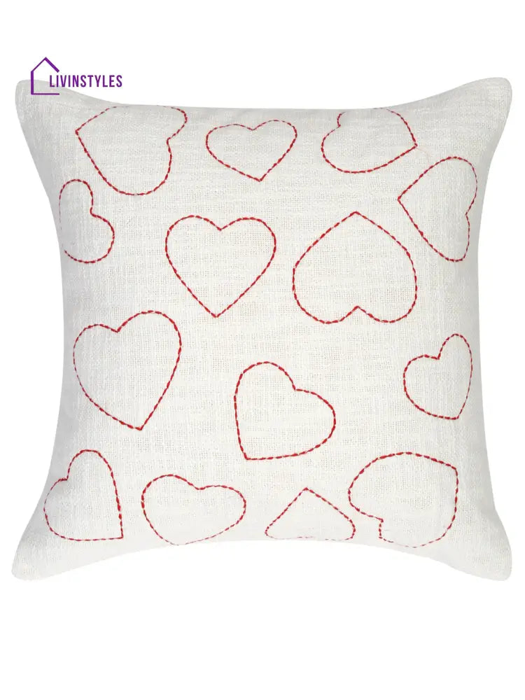 Eyda Cotton Embroidered Cushion Cover Set Of 2