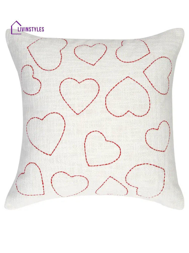 Eyda Cotton Embroidered Cushion Cover Set Of 2