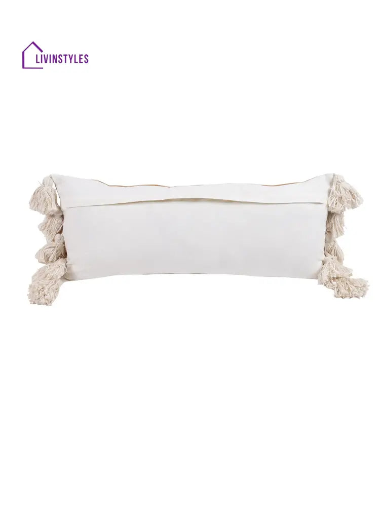 Eyda Embroidered Cotton Cushion Covers Set Of 2-12X28 Inch