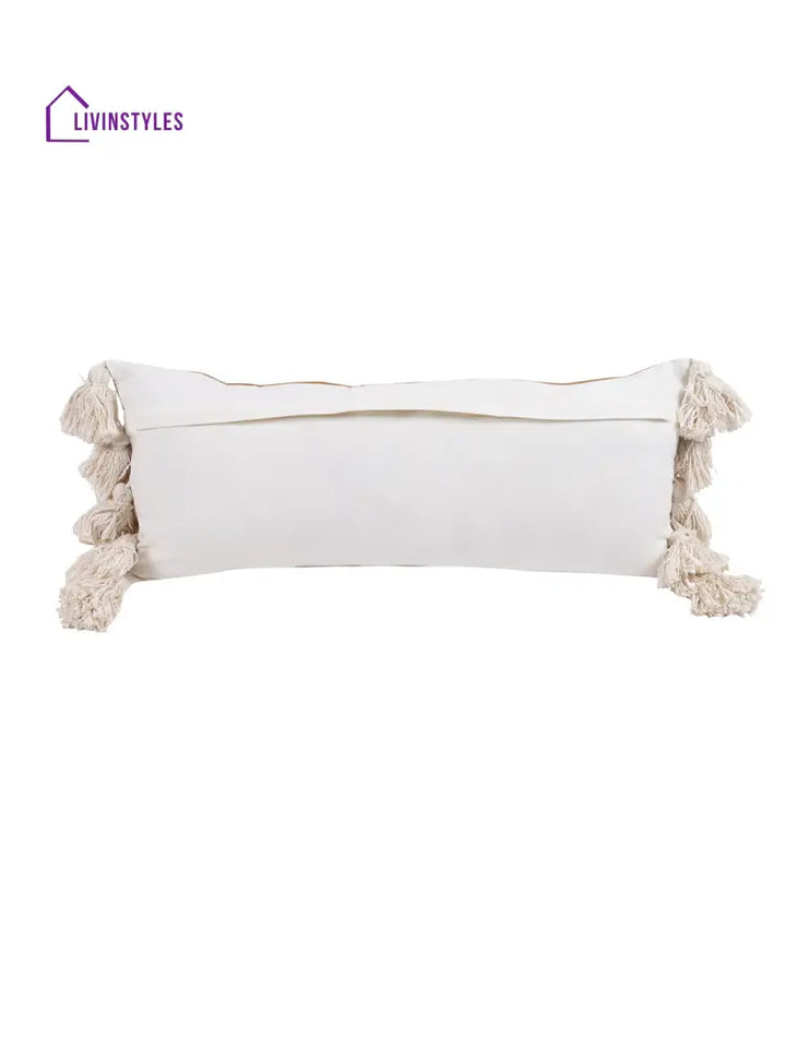 Eyda Embroidered Cotton Cushion Covers Set Of 2-12X28 Inch