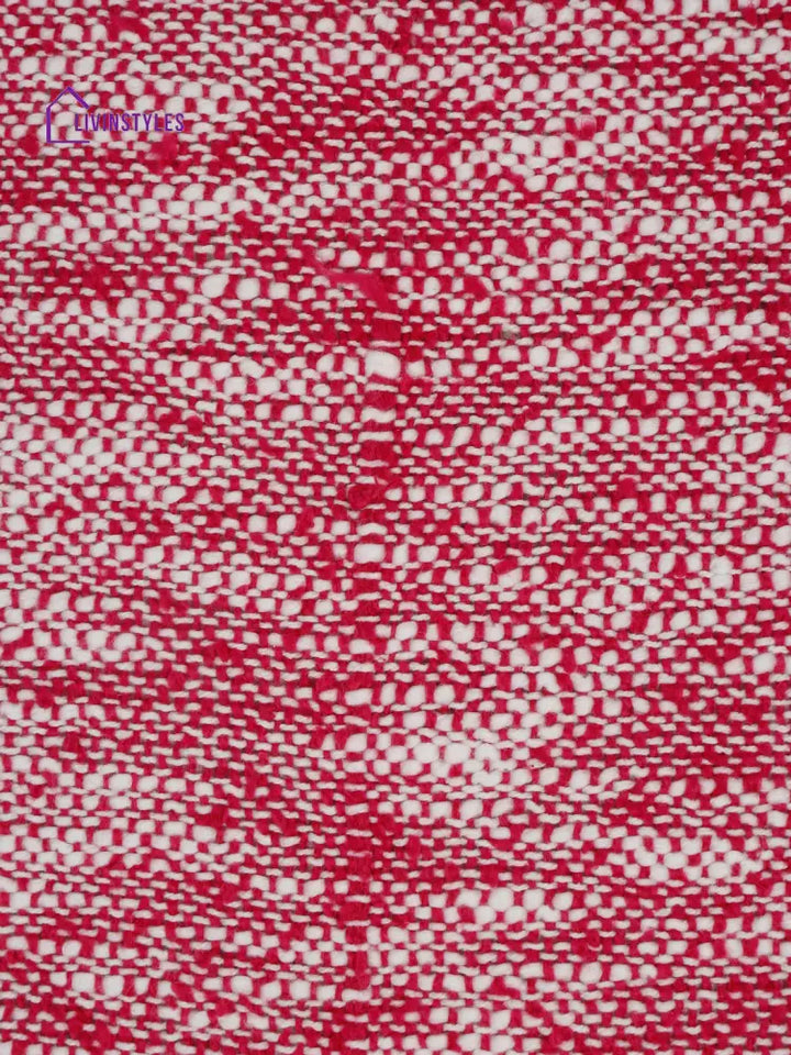 Eyda Fuchia Cotton Solid Cushion Cover Set Of 2