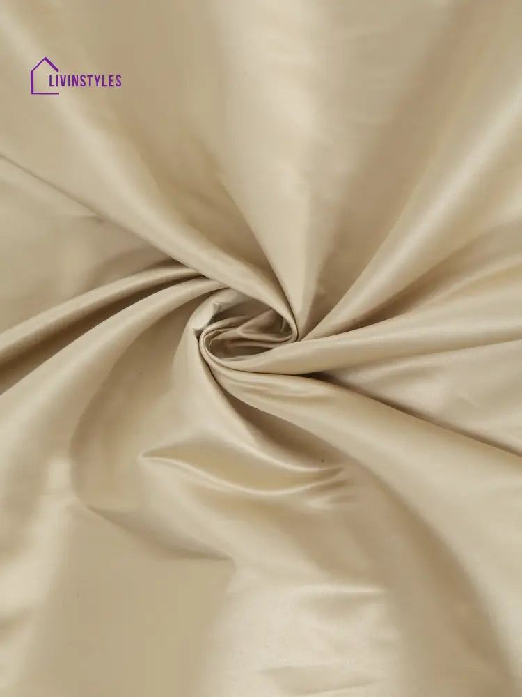 Eyda Gold Color Premium Semi Blackout Window Curtain- 1 Pc