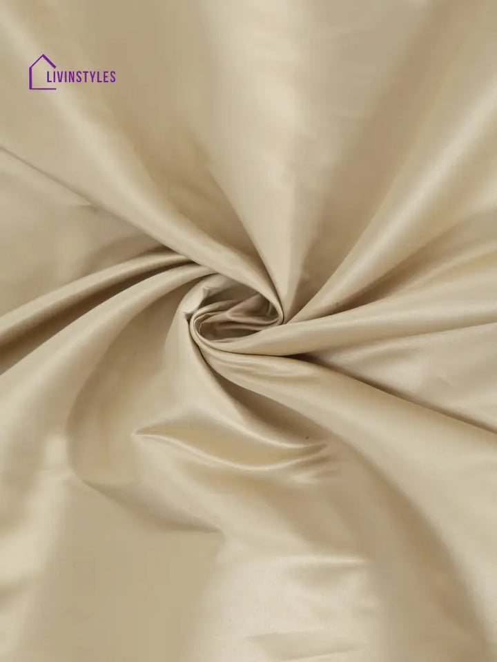 Eyda Gold Color Premium Semi Blackout Window Curtain- 1 Pc