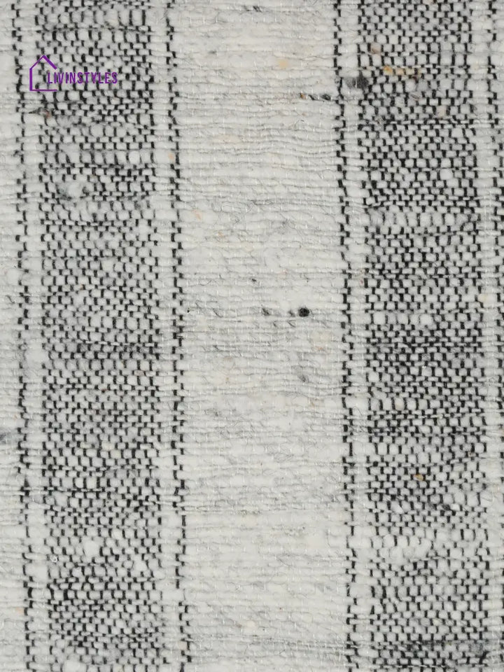 Eyda Gray Wool Hand Woven Cushion Cover Set Of 2