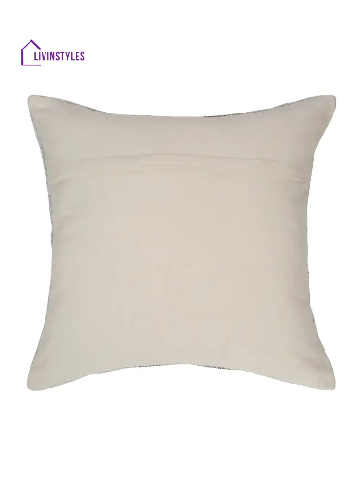 Eyda Gray Wool Hand Woven Cushion Cover Set Of 2