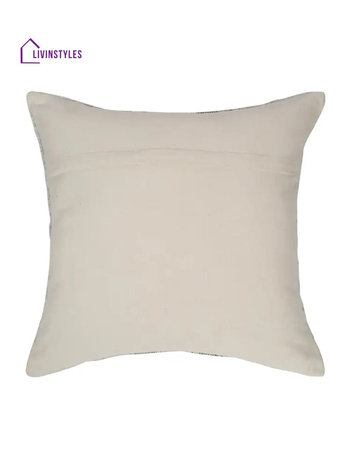 Eyda Gray Wool Hand Woven Cushion Cover Set Of 2