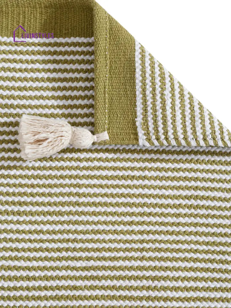Eyda Green Color Cotton Table Runner
