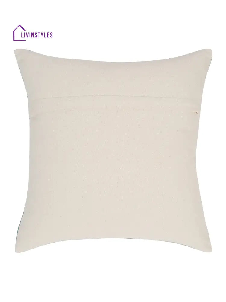 Eyda Green Cotton Printed Cushion Cover Set Of 2