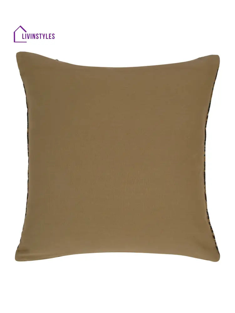 Eyda Green Cotton Printed Cushion Cover Set Of 2