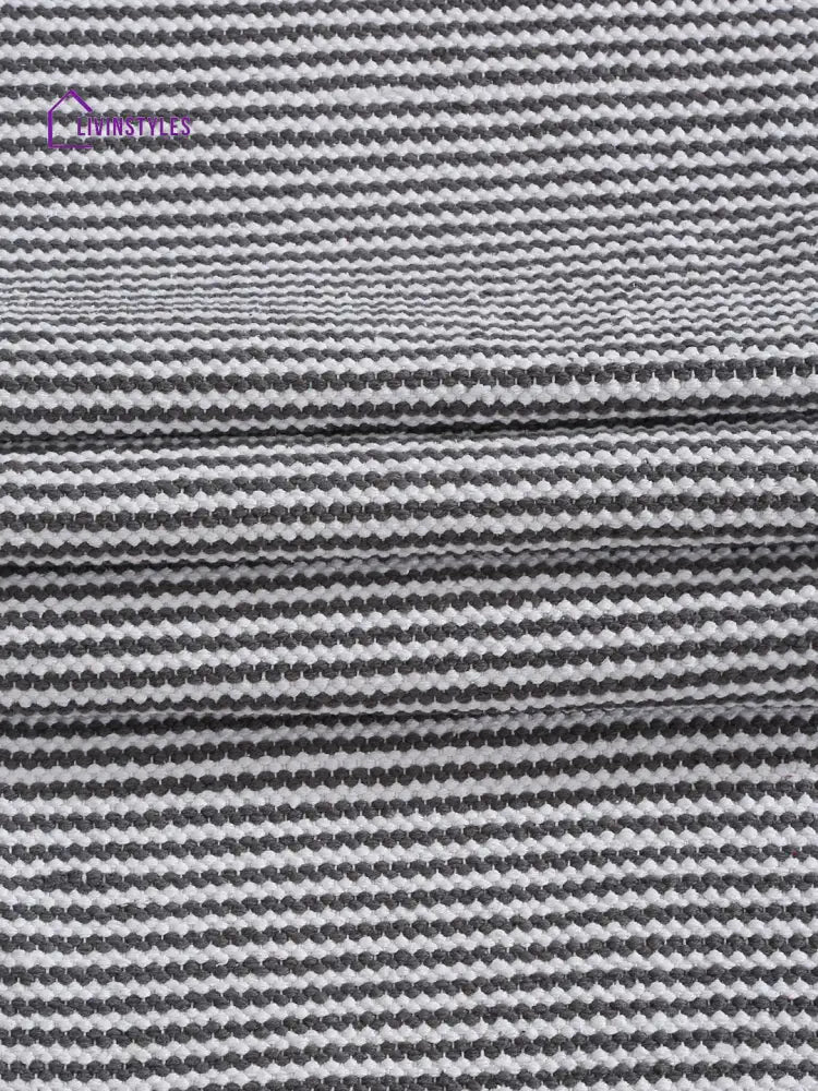 Eyda Grey Color Cotton Table Runner