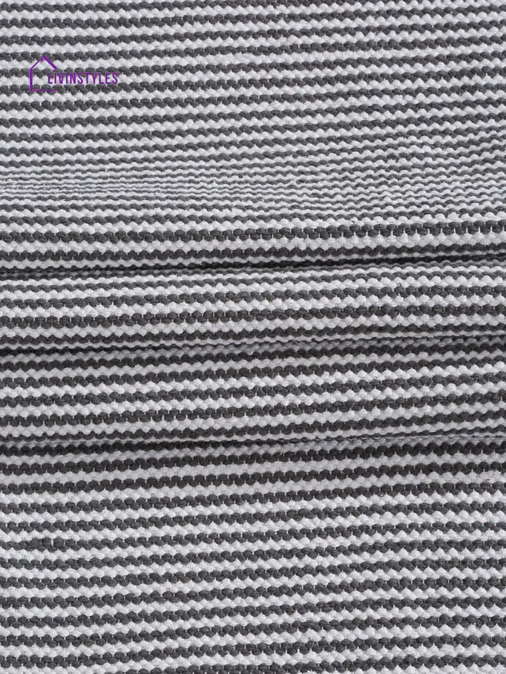 Eyda Grey Color Cotton Table Runner
