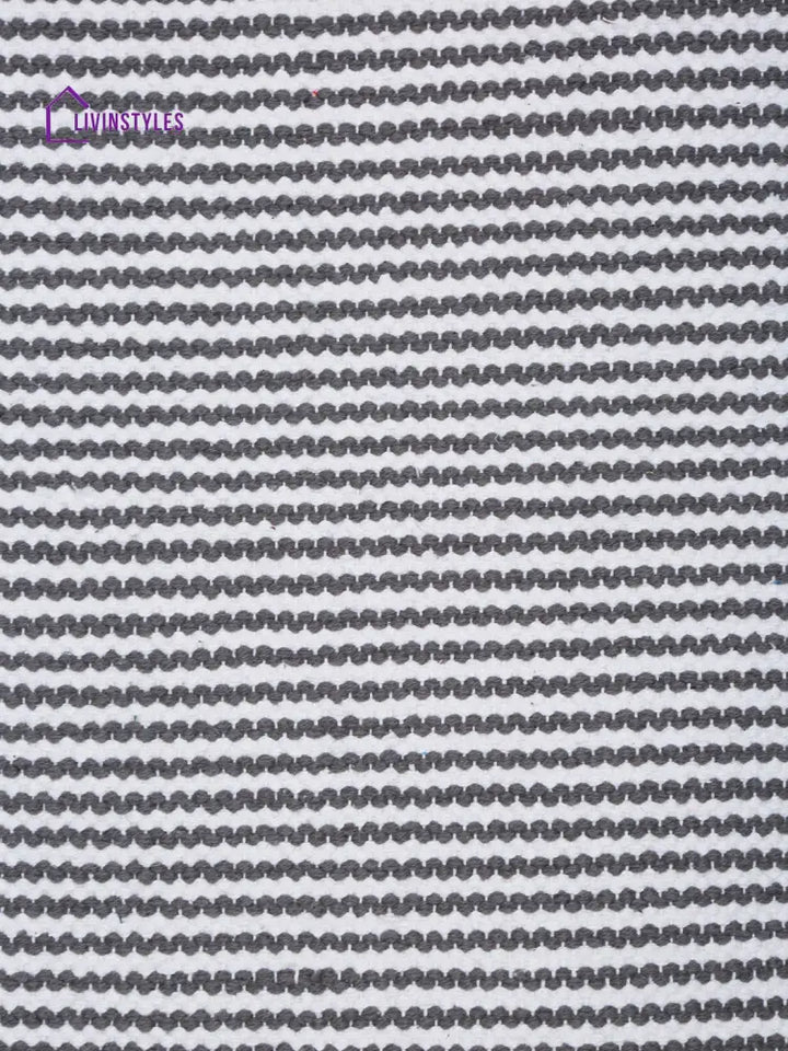 Eyda Grey Color Cotton Table Runner