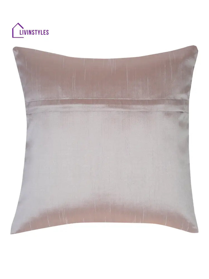 Eyda Grey Color Quilted Cushion Covers Set Of 2 - 16X16 Inch