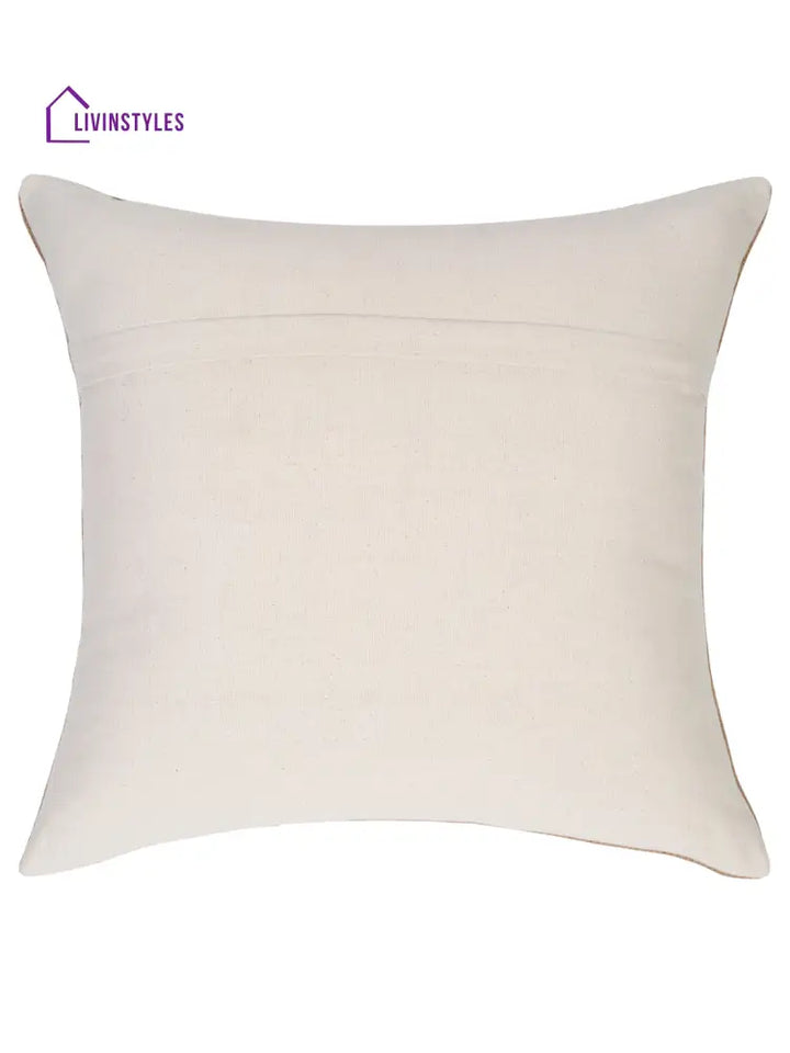Eyda Hand Block Printed Cotton Sofa Cushion Covers Set Of 2 18X18 Inch