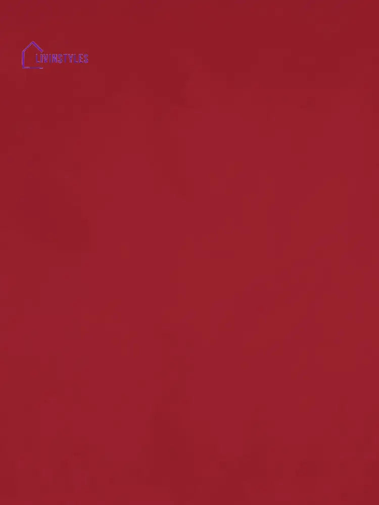 Eyda Maroon Color Premium Semi Blackout Window Curtain- 1 Pc