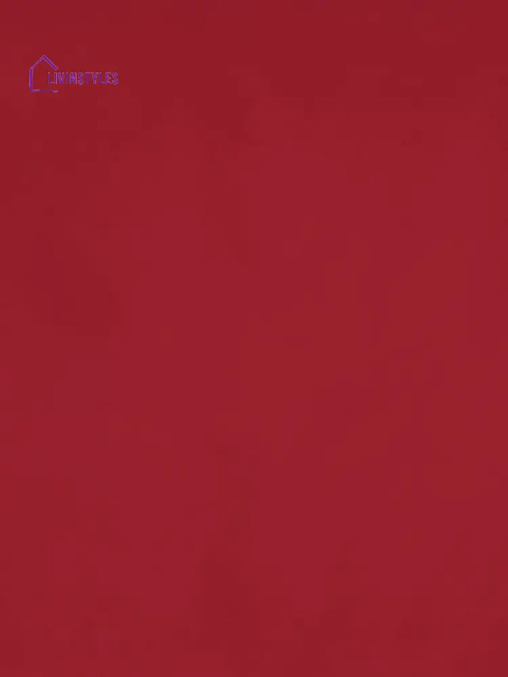 Eyda Maroon Color Premium Semi Blackout Window Curtain- 1 Pc