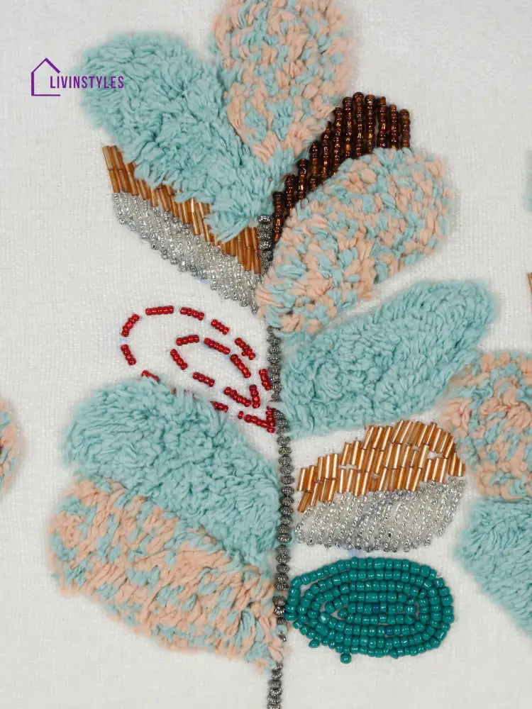 Eyda Multi Chenille Embroidered Cushion Cochr Set Of 2