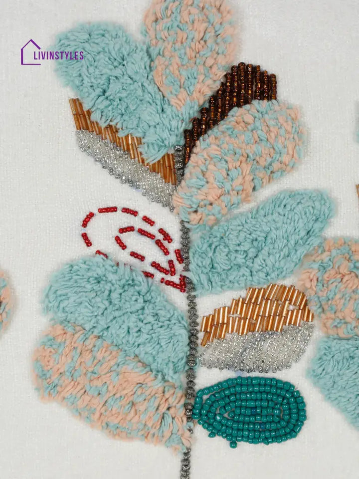 Eyda Multi Chenille Embroidered Cushion Cochr Set Of 2