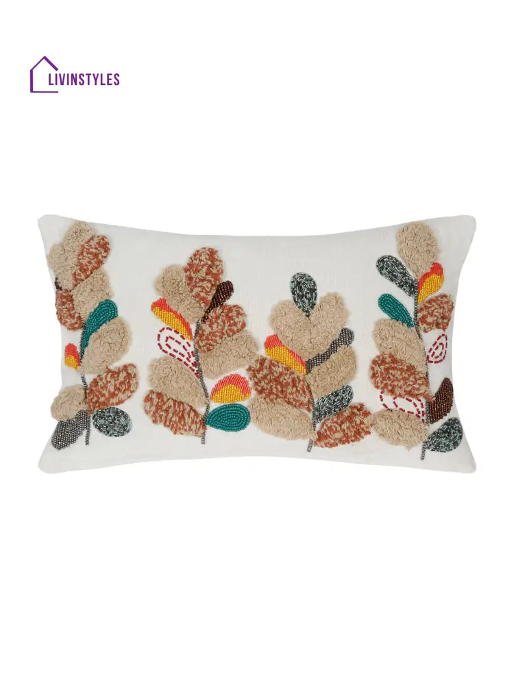 Eyda Multi Chenille Embroidered Cushion Cochr Set Of 2