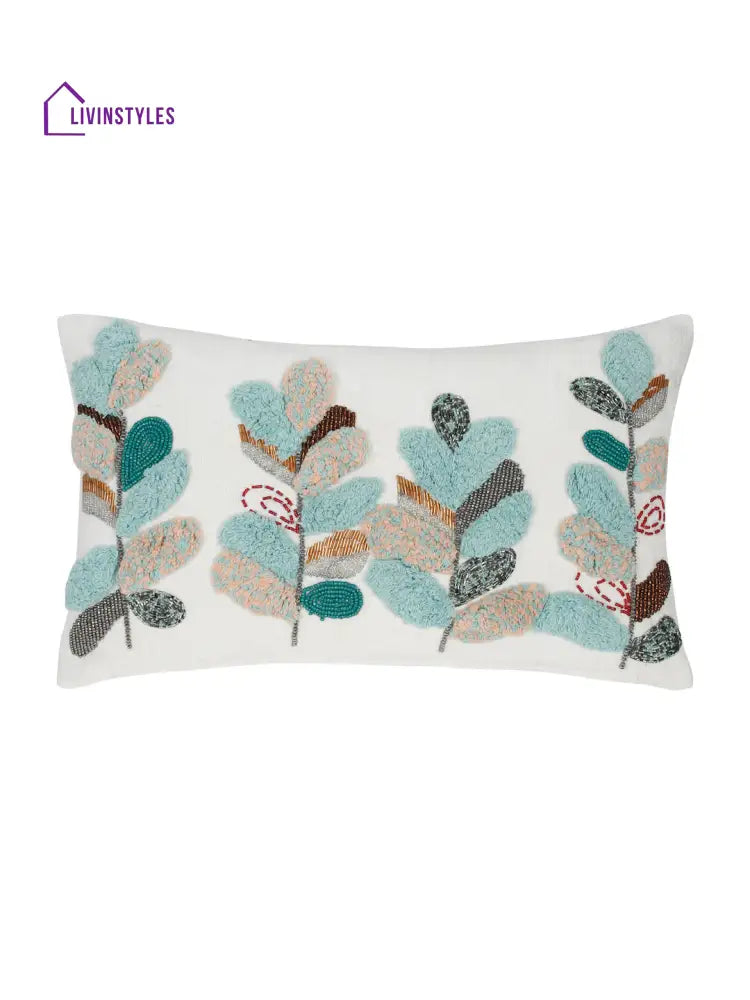 Eyda Multi Chenille Embroidered Cushion Cochr Set Of 2