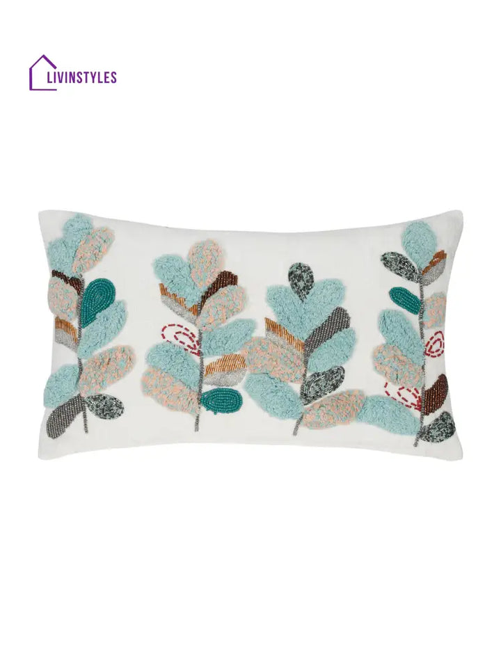 Eyda Multi Chenille Embroidered Cushion Cochr Set Of 2