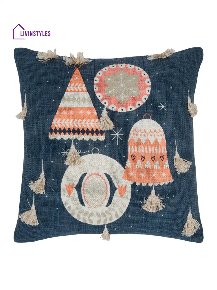 Eyda Multi Cotton Printed Cushion Cover Set Of 2